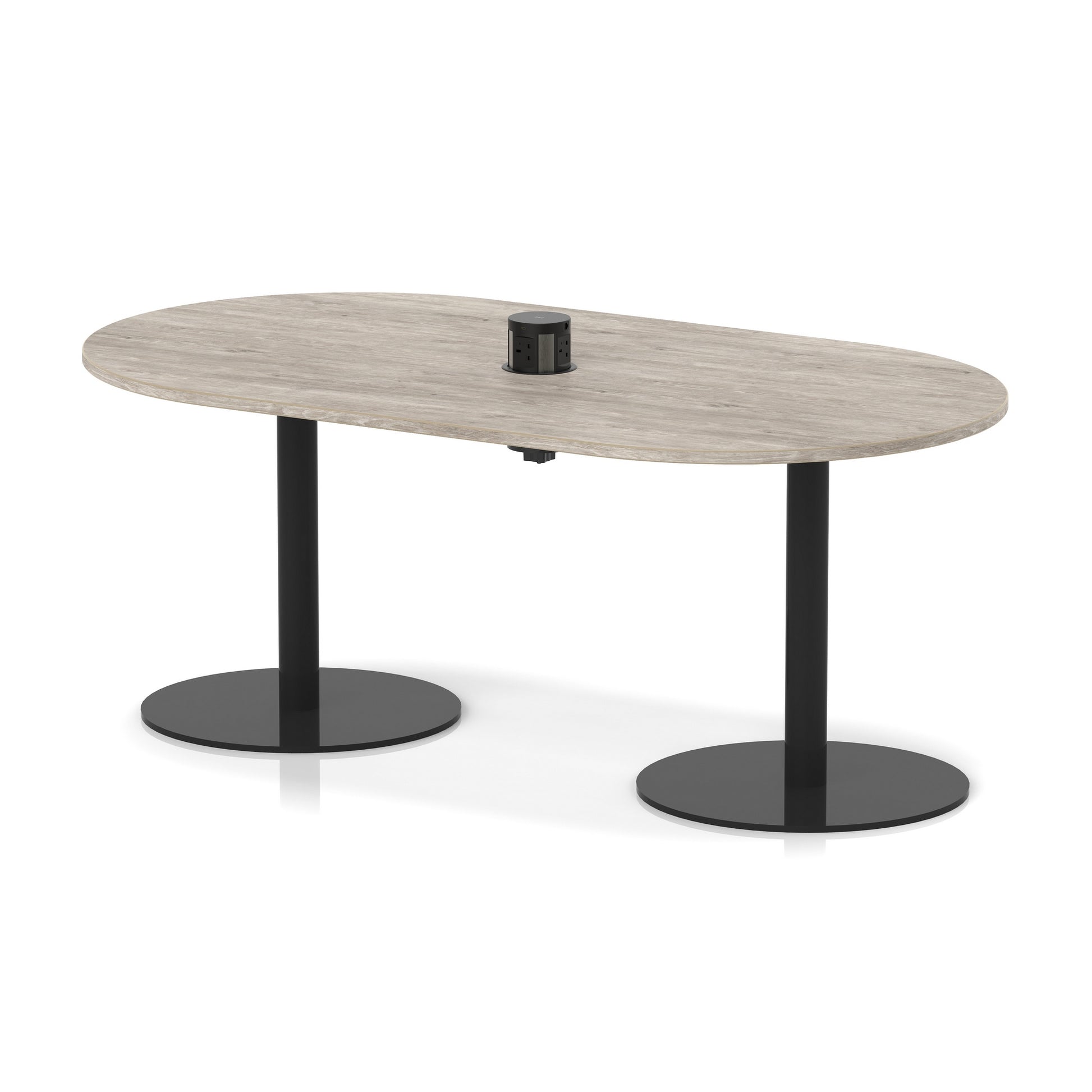 Italia Volta Poseur Boardroom Table With Pop-up Power Module