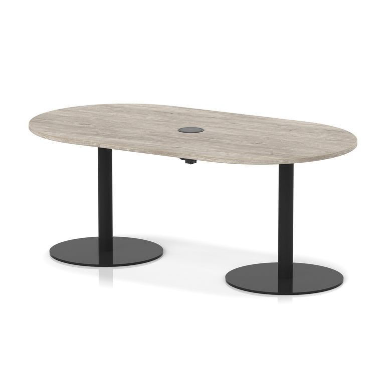 Italia Volta Poseur Boardroom Table With Pop-up Power Module