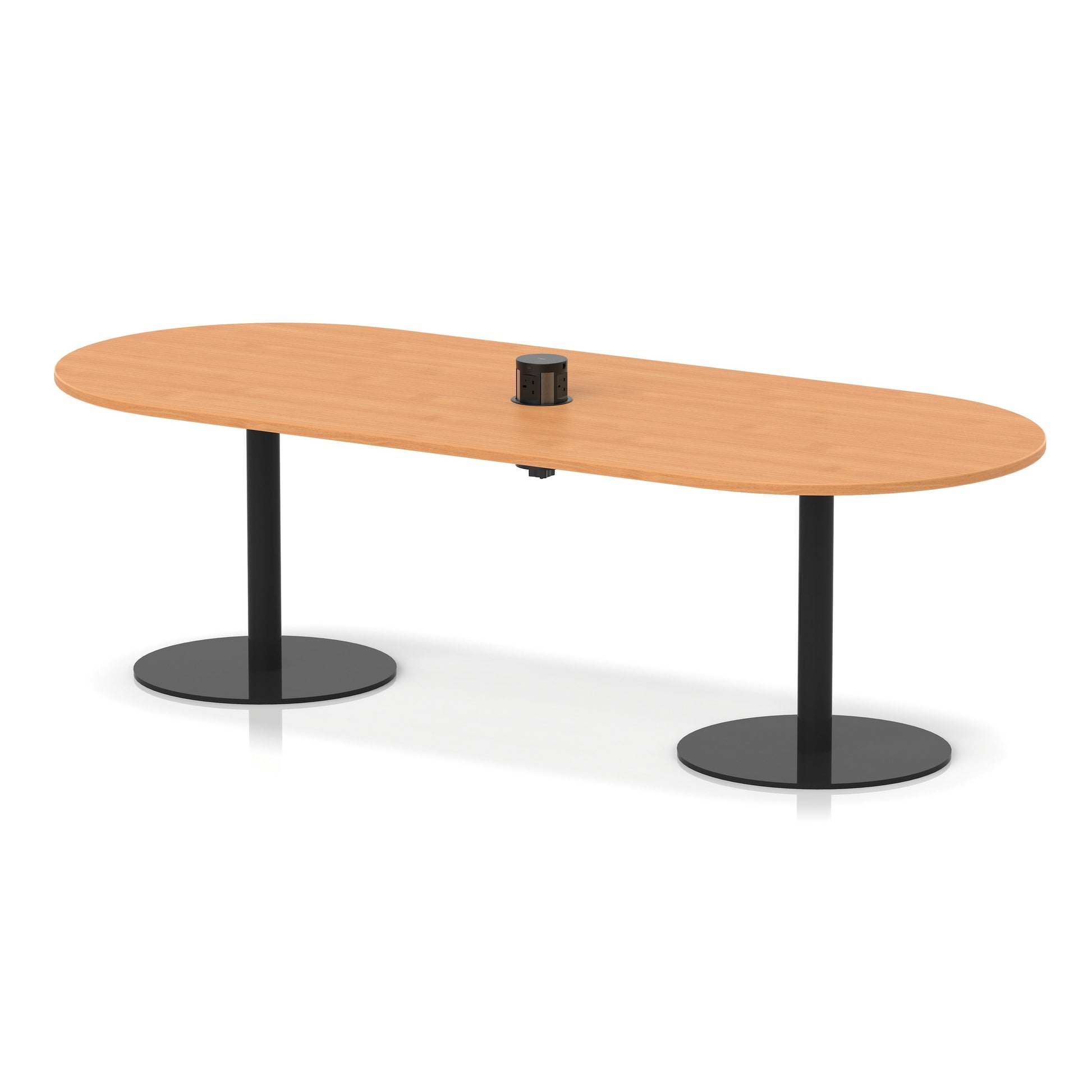 Italia Volta Poseur Boardroom Table With Pop-up Power Module