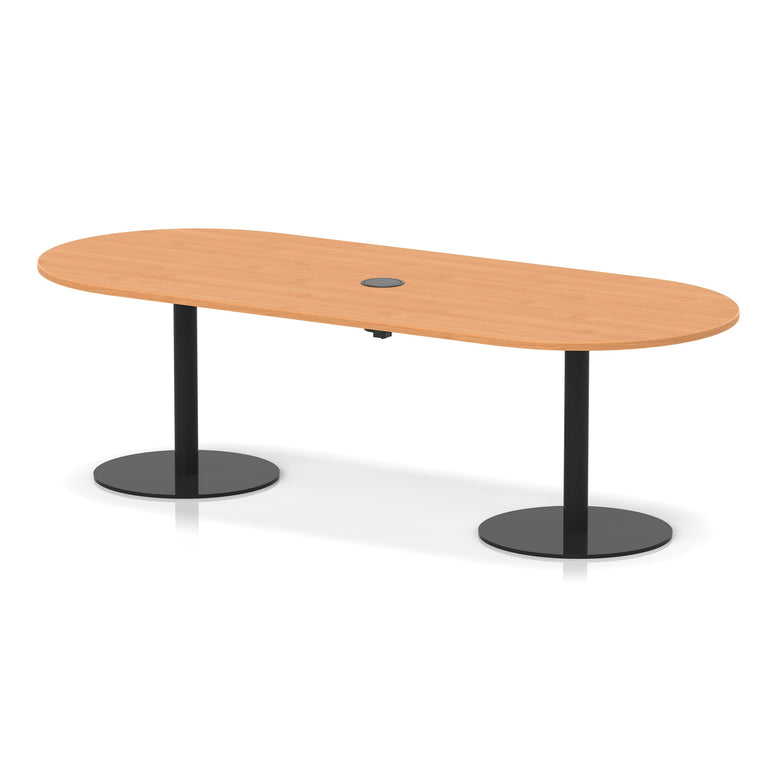Italia Volta Poseur Boardroom Table With Pop-up Power Module