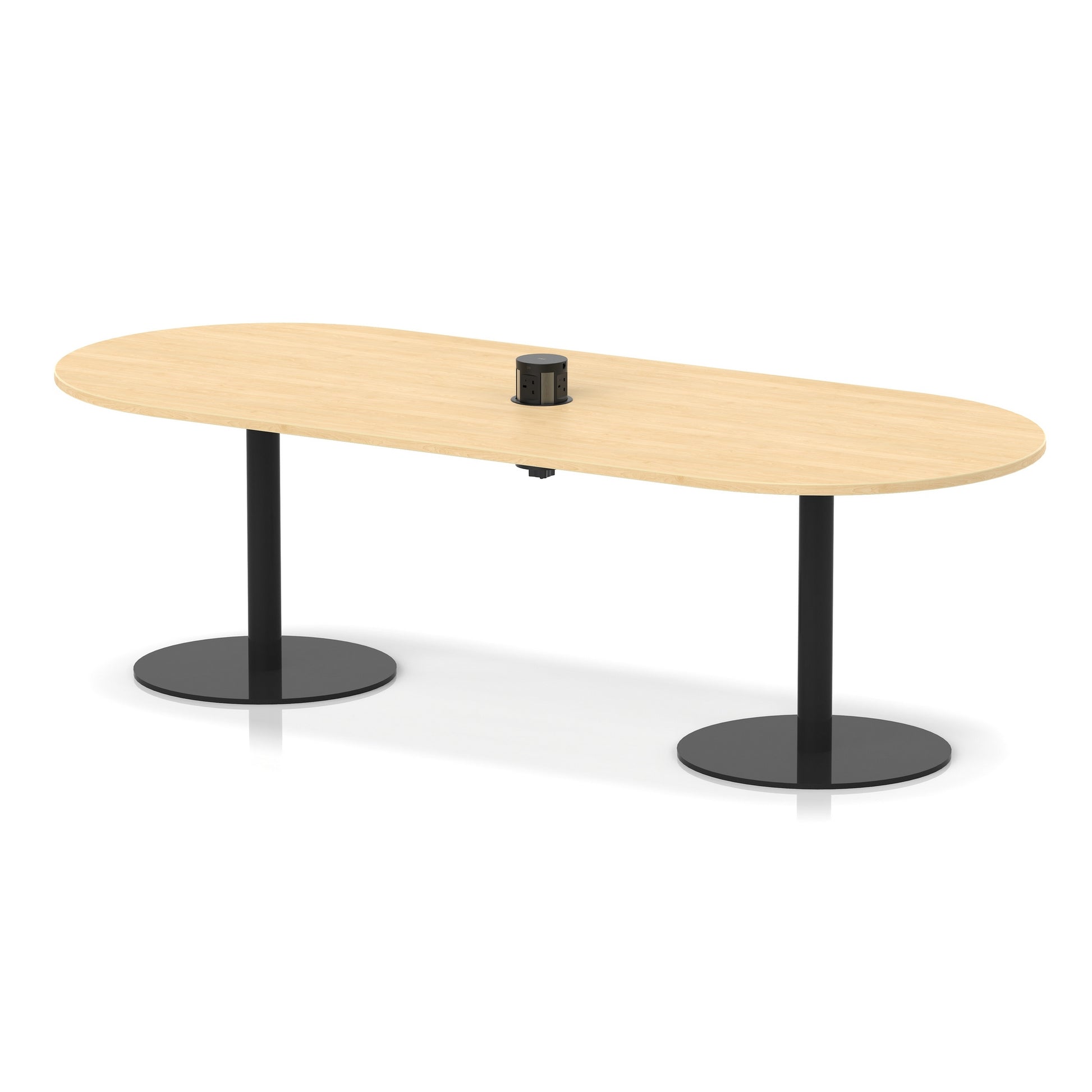 Italia Volta Poseur Boardroom Table With Pop-up Power Module