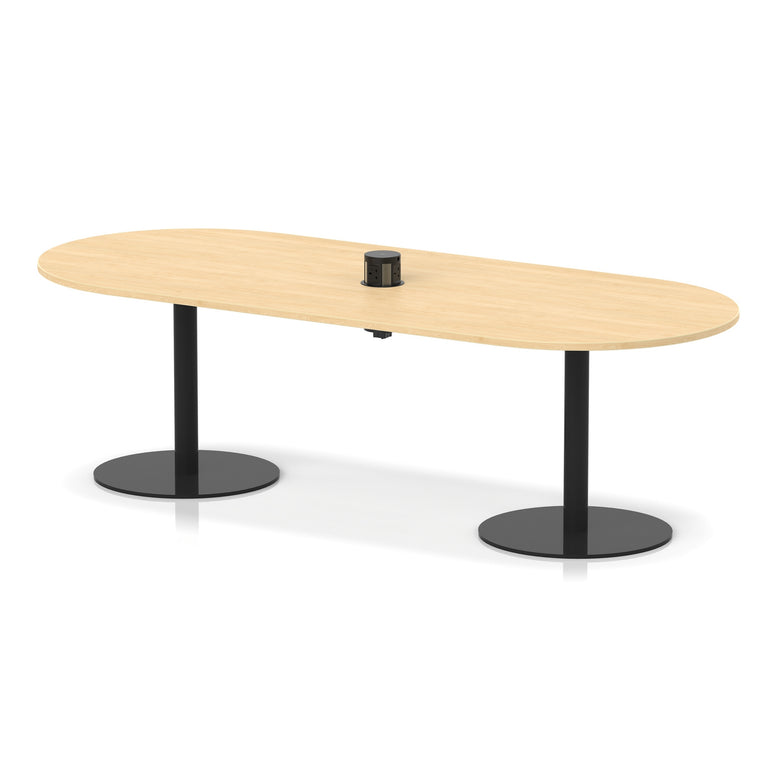 Italia Volta Poseur Boardroom Table With Pop-up Power Module