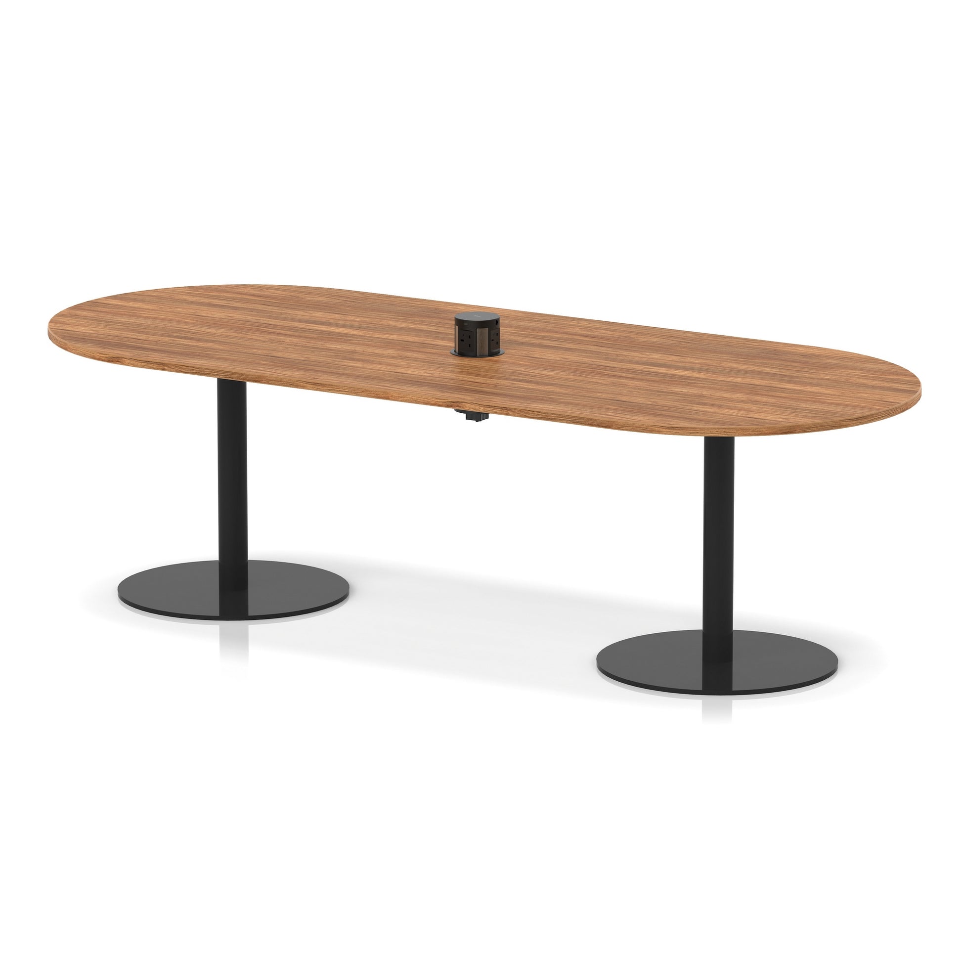 Italia Volta Poseur Boardroom Table With Pop-up Power Module