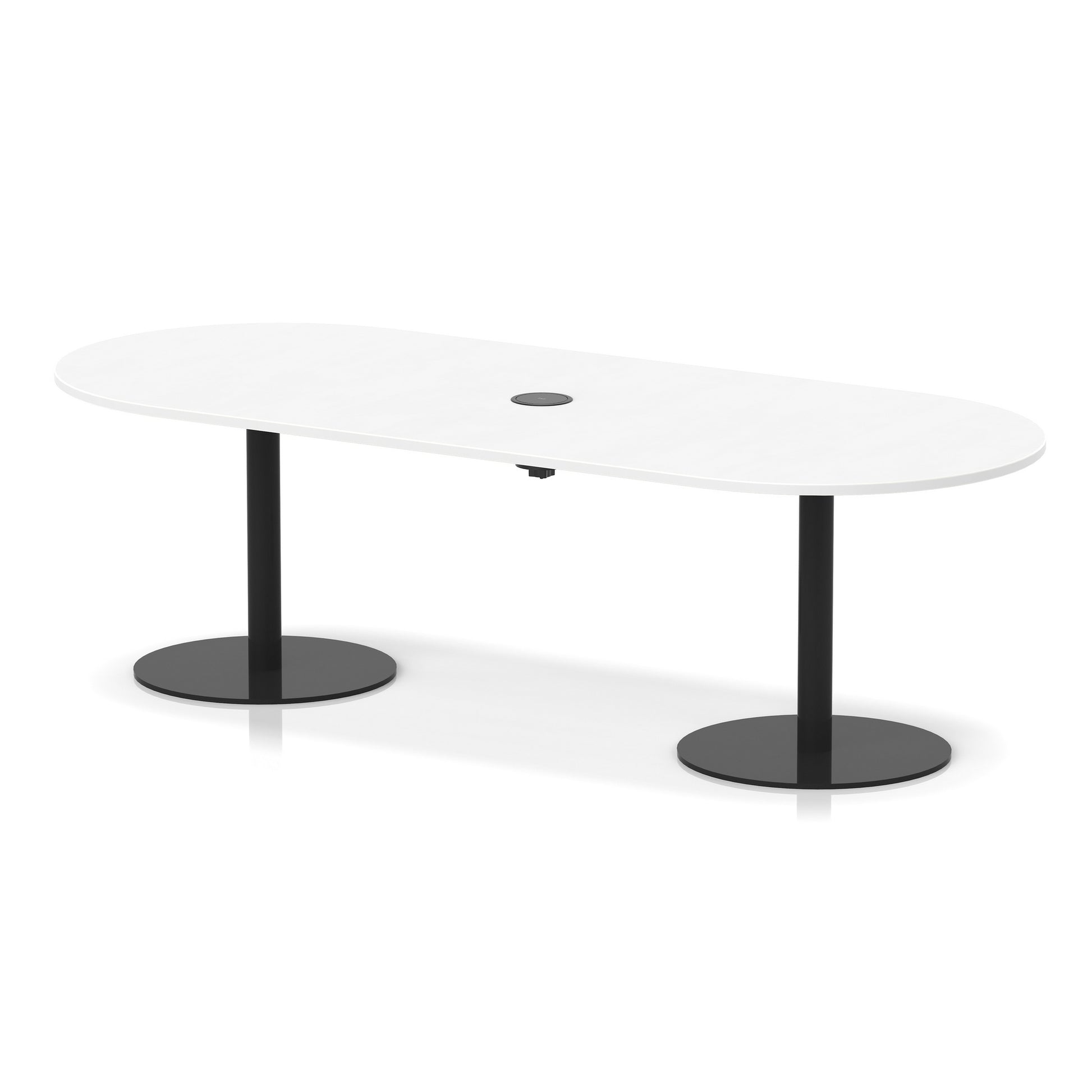 Italia Volta Poseur Boardroom Table With Pop-up Power Module