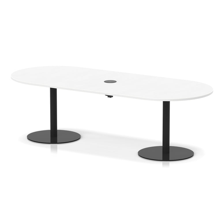 Italia Volta Poseur Boardroom Table With Pop-up Power Module
