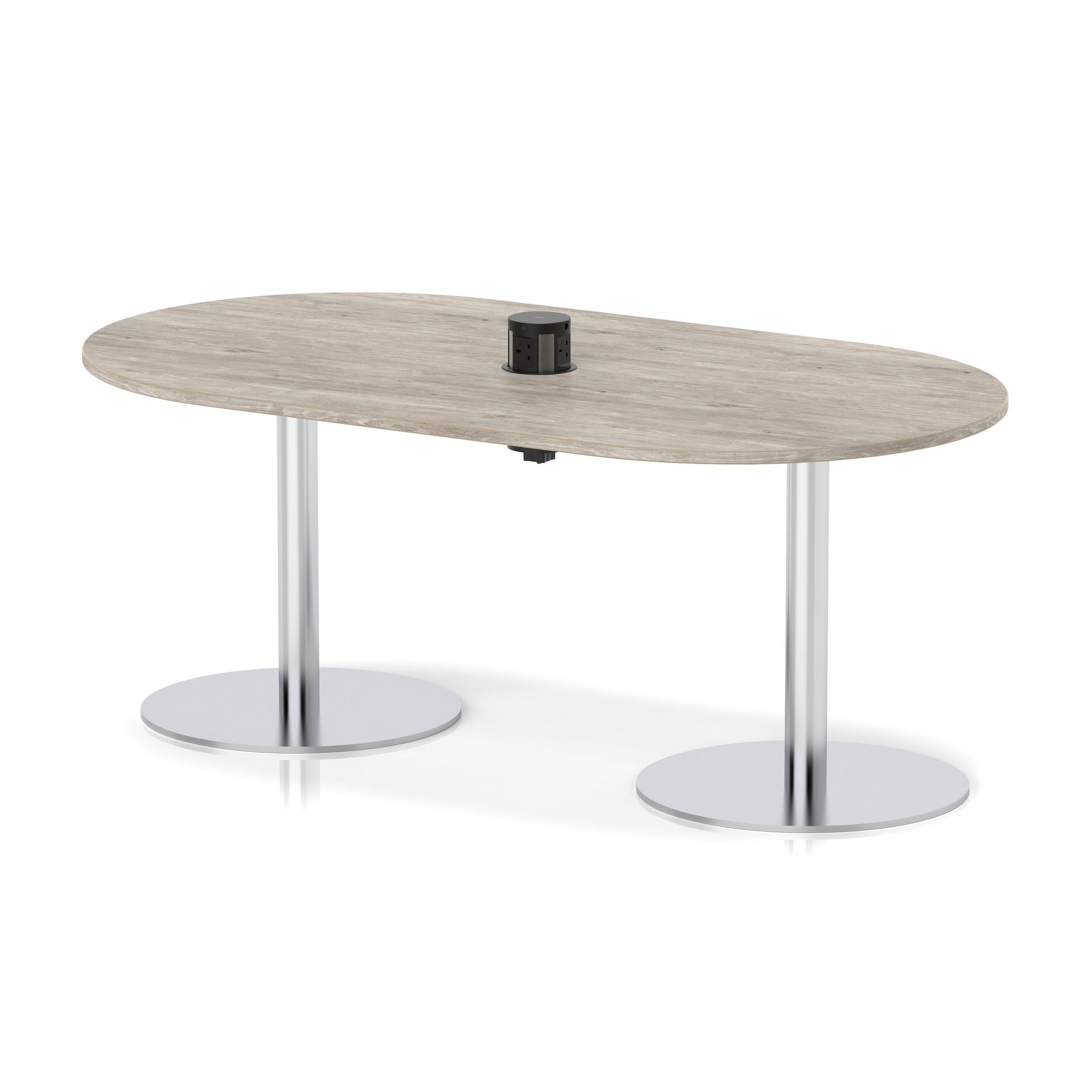 Italia Volta Poseur Boardroom Table With Pop-up Power Module