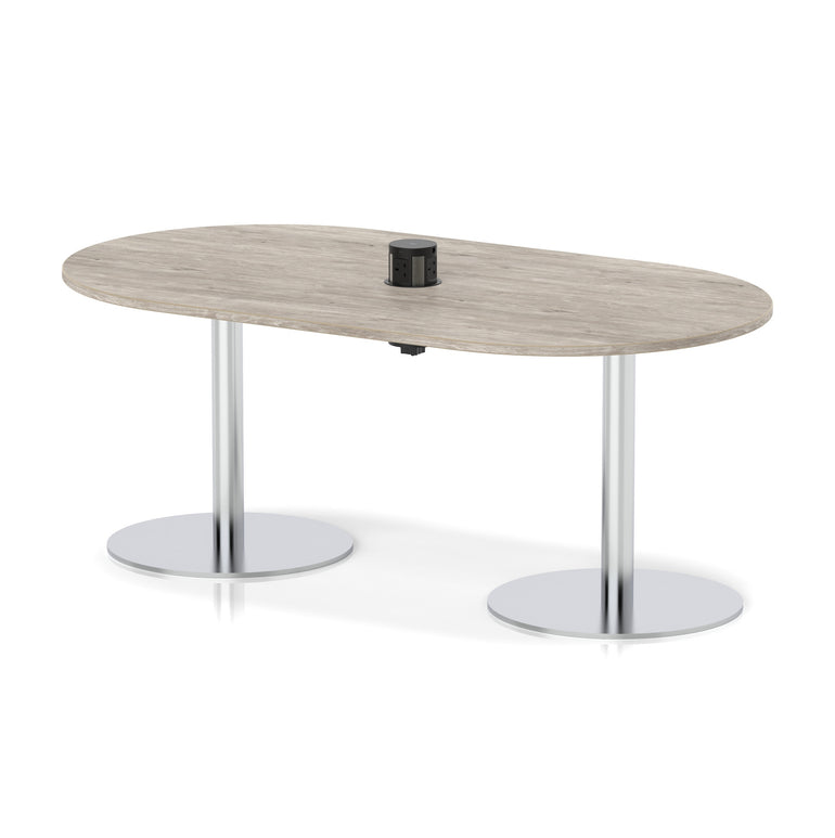 Italia Volta Poseur Boardroom Table With Pop-up Power Module