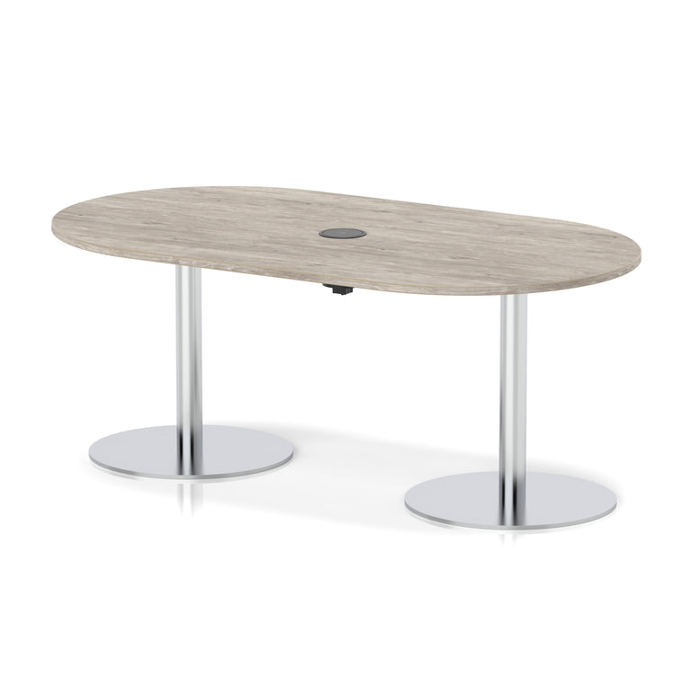 Italia Volta Poseur Boardroom Table With Pop-up Power Module