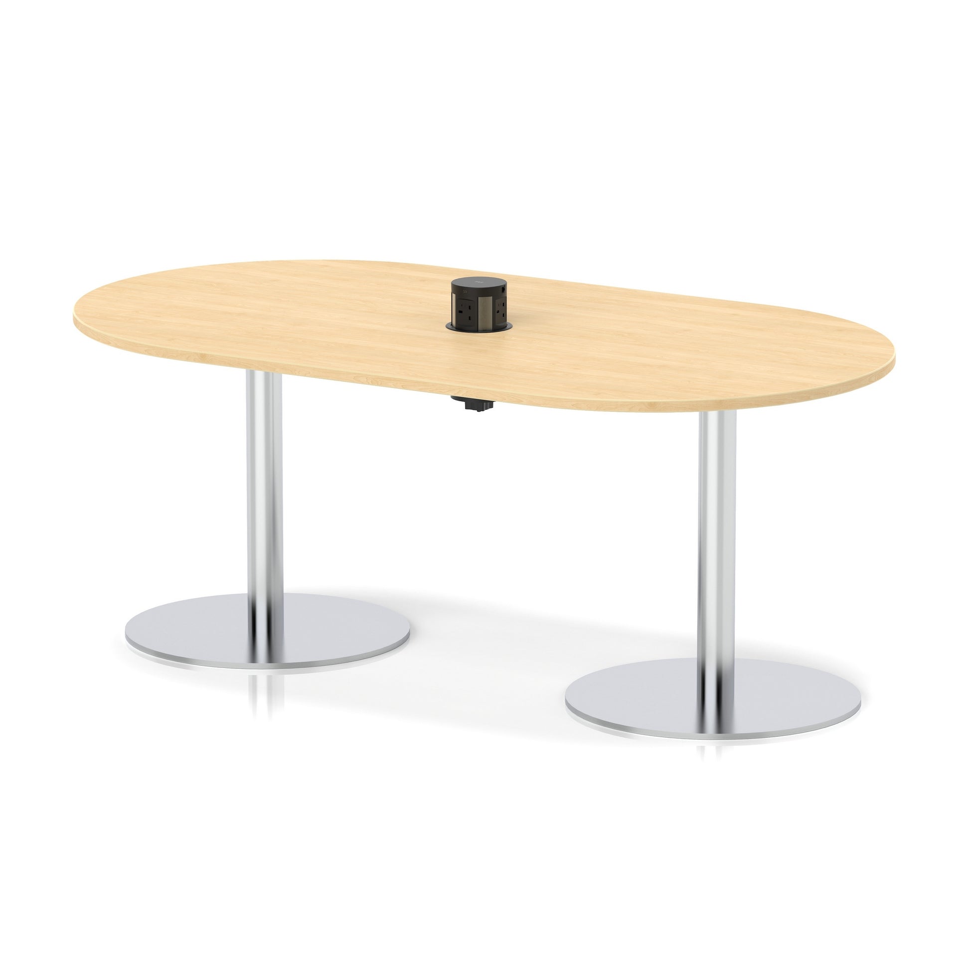 Italia Volta Poseur Boardroom Table With Pop-up Power Module