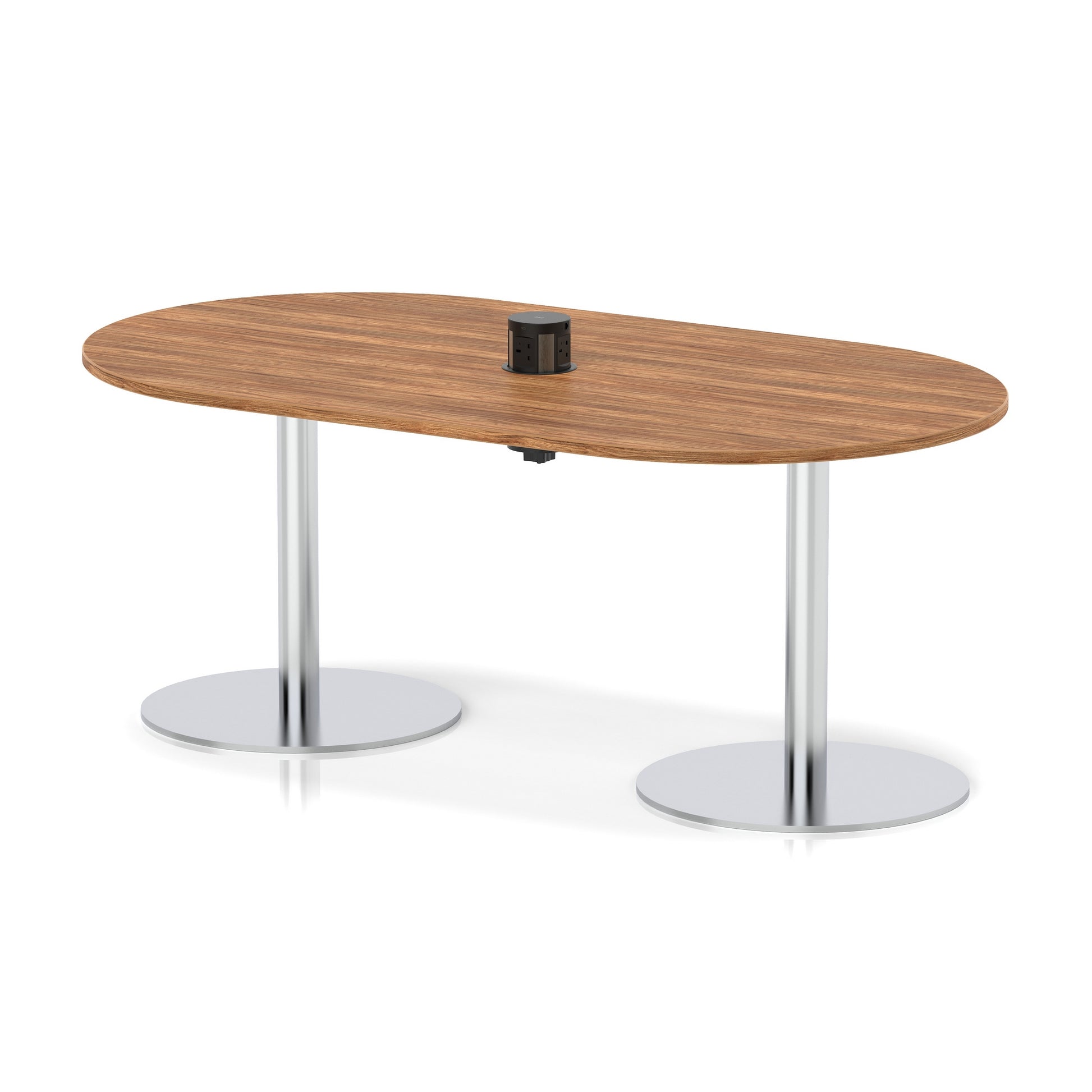 Italia Volta Poseur Boardroom Table With Pop-up Power Module