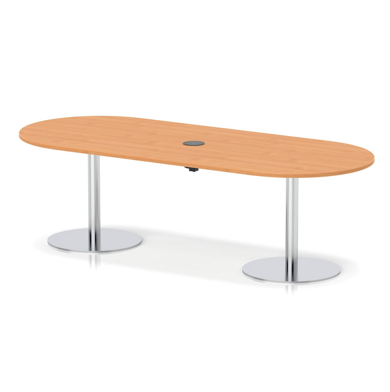 Italia Volta Poseur Boardroom Table With Pop-up Power Module