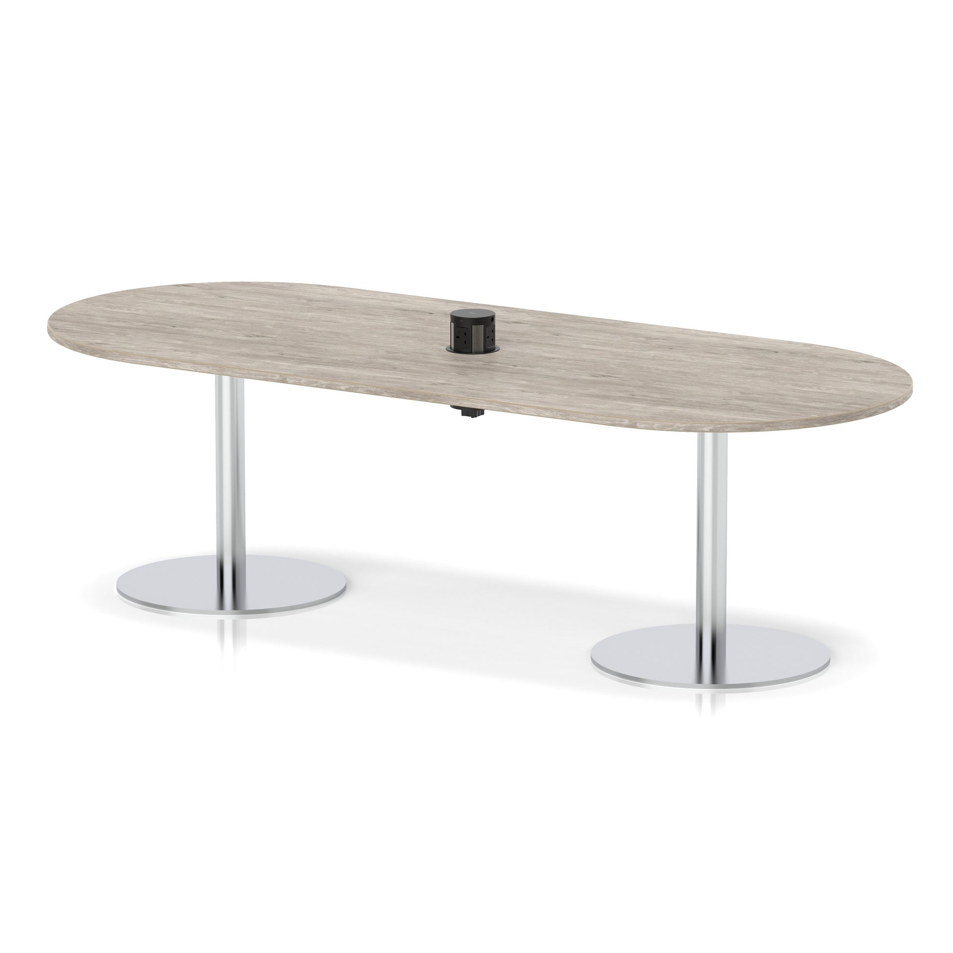Italia Volta Poseur Boardroom Table With Pop-up Power Module