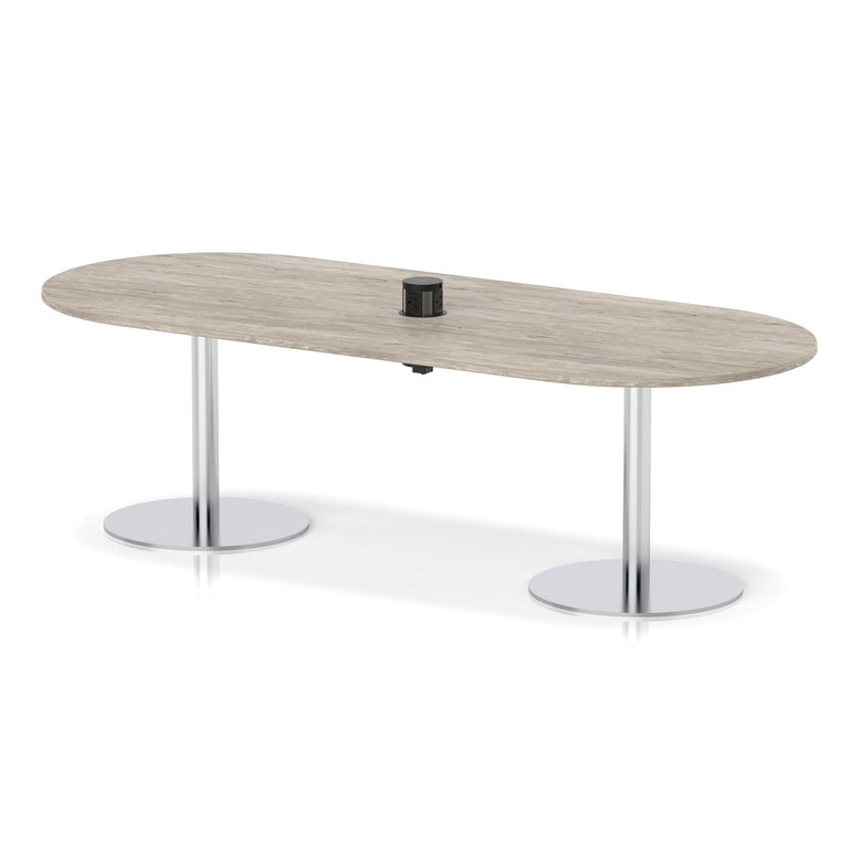 Italia Volta Poseur Boardroom Table With Pop-up Power Module