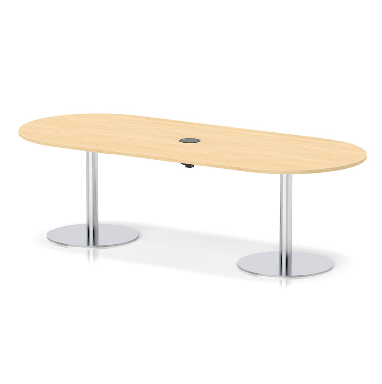 Italia Volta Poseur Boardroom Table With Pop-up Power Module