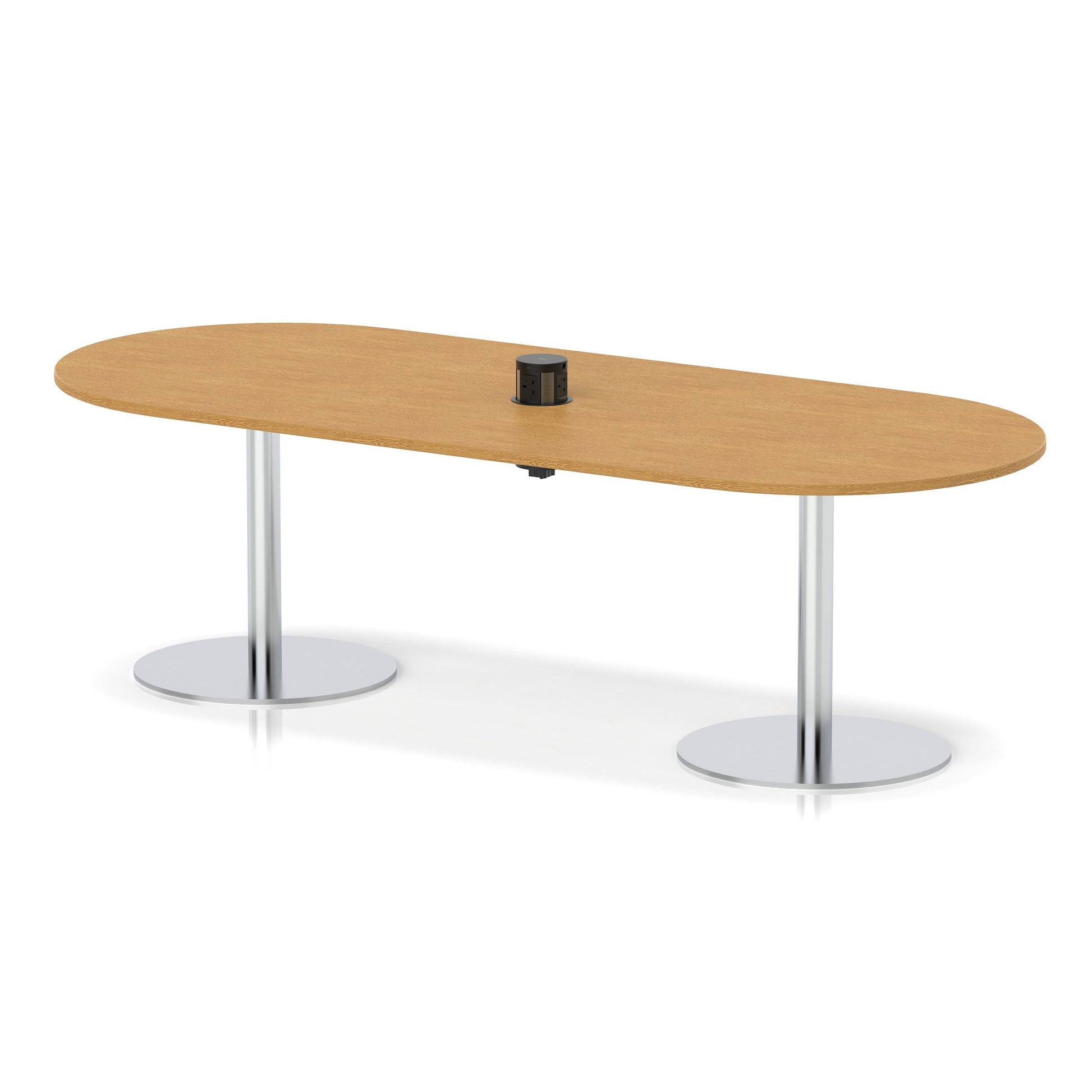 Italia Volta Poseur Boardroom Table With Pop-up Power Module