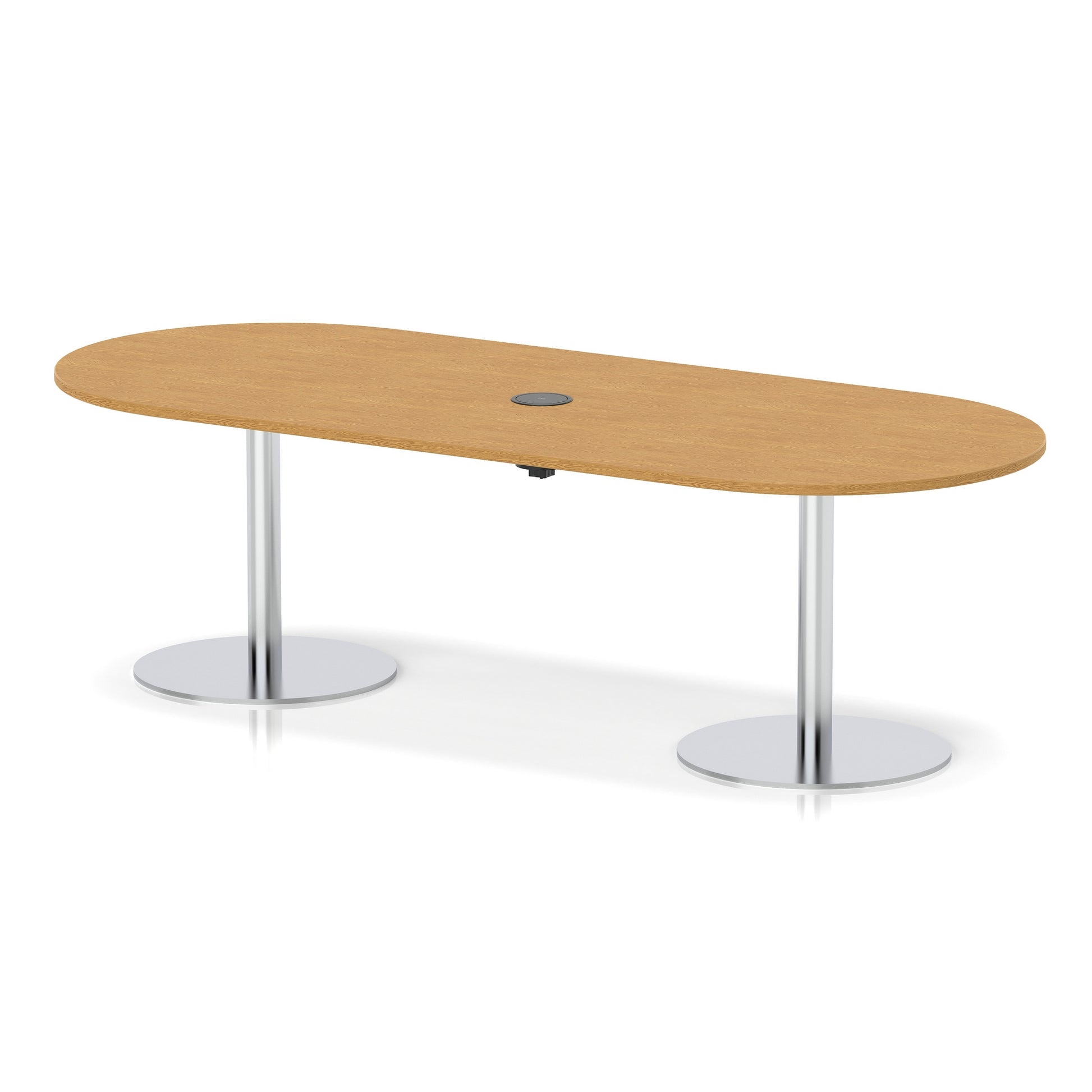 Italia Volta Poseur Boardroom Table With Pop-up Power Module