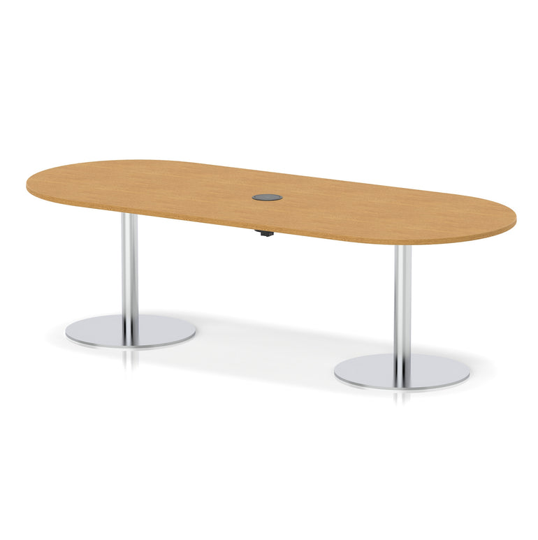 Italia Volta Poseur Boardroom Table With Pop-up Power Module