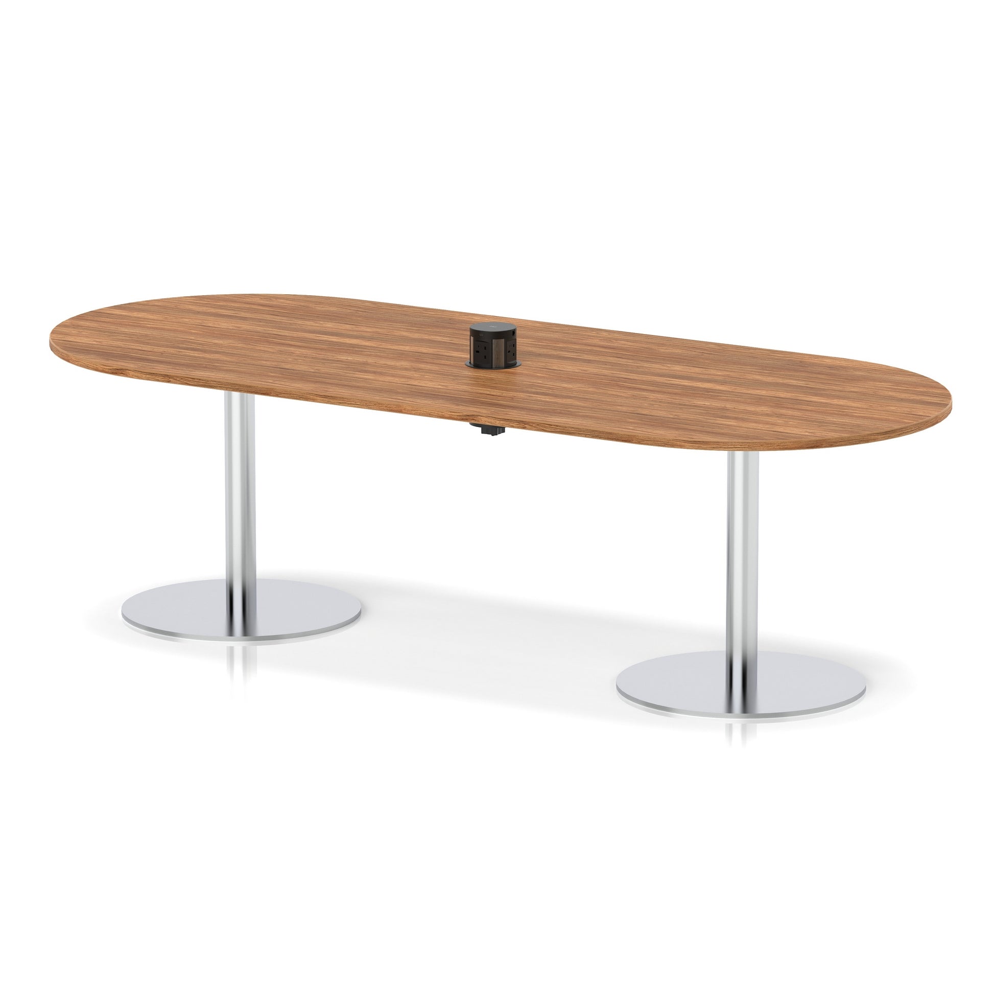 Italia Volta Poseur Boardroom Table With Pop-up Power Module
