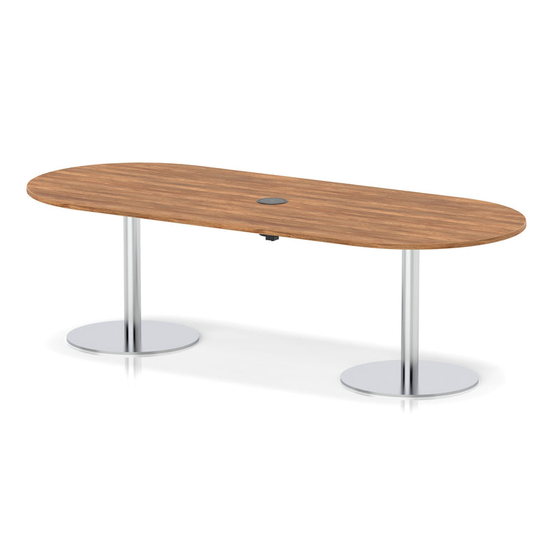 Italia Volta Poseur Boardroom Table With Pop-up Power Module