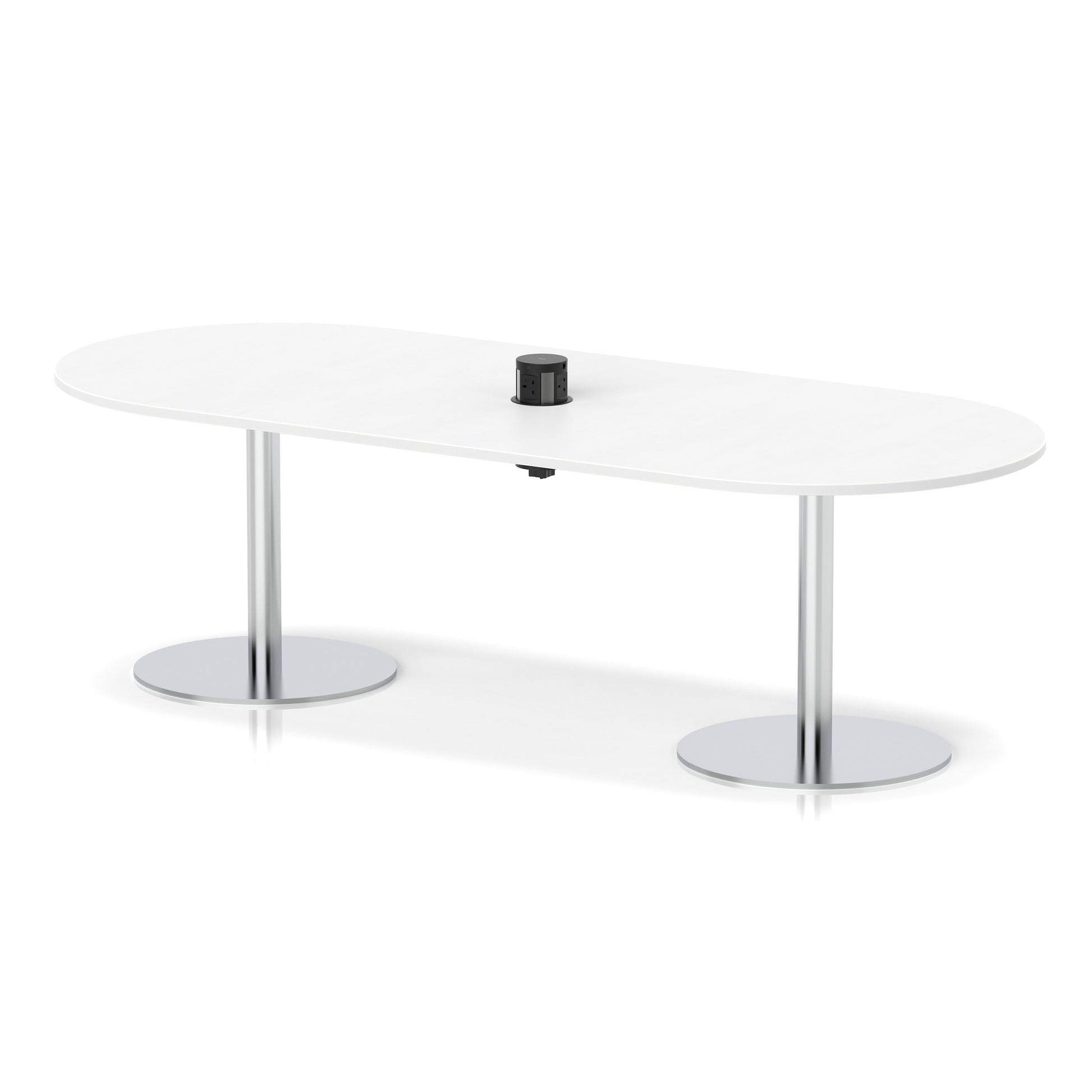 Italia Volta Poseur Boardroom Table With Pop-up Power Module