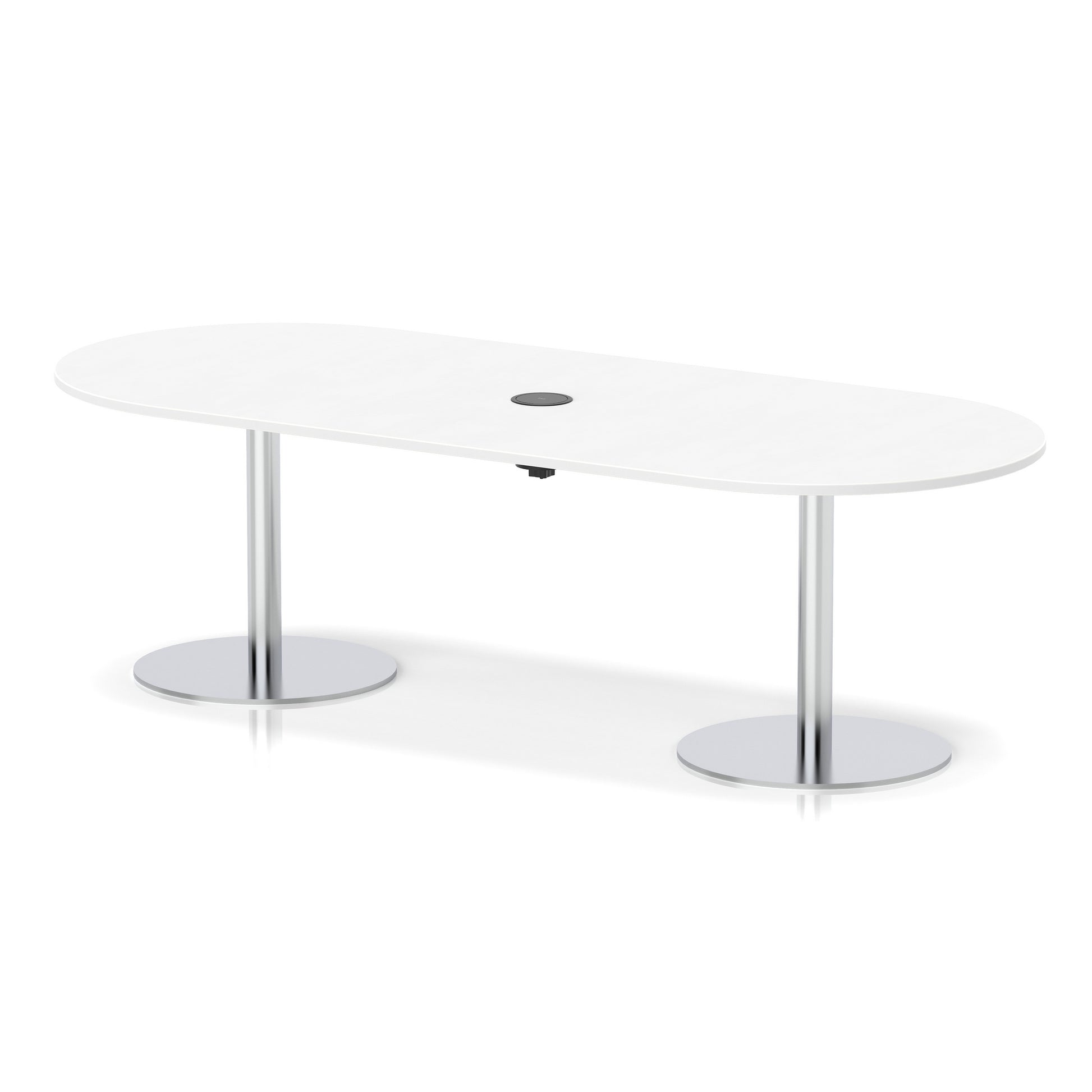Italia Volta Poseur Boardroom Table With Pop-up Power Module