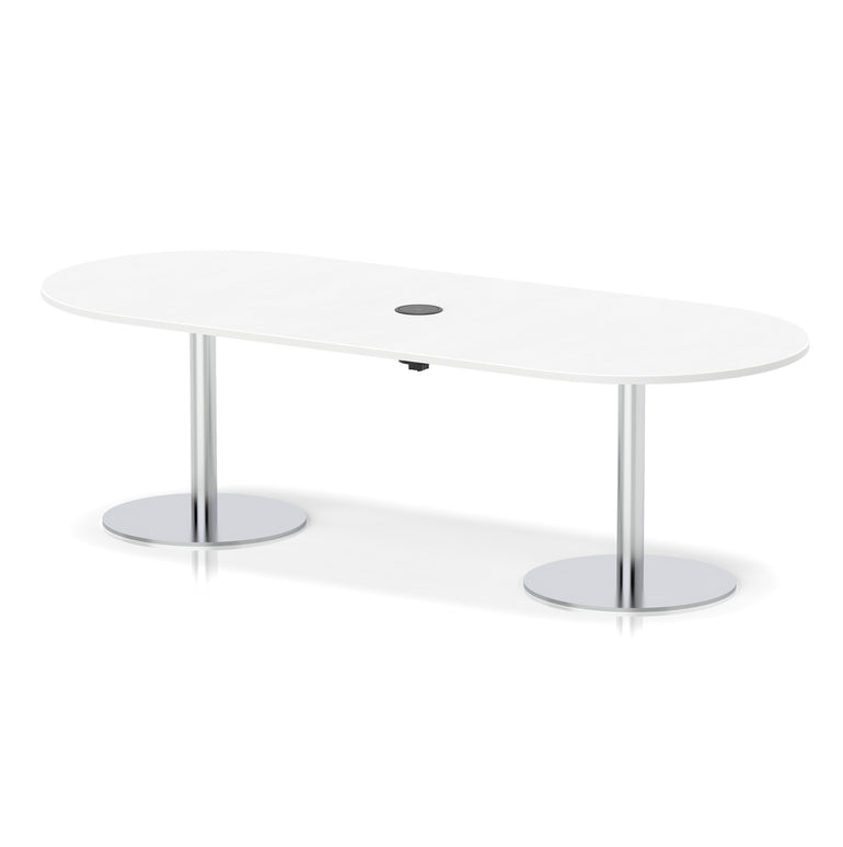 Italia Volta Poseur Boardroom Table With Pop-up Power Module