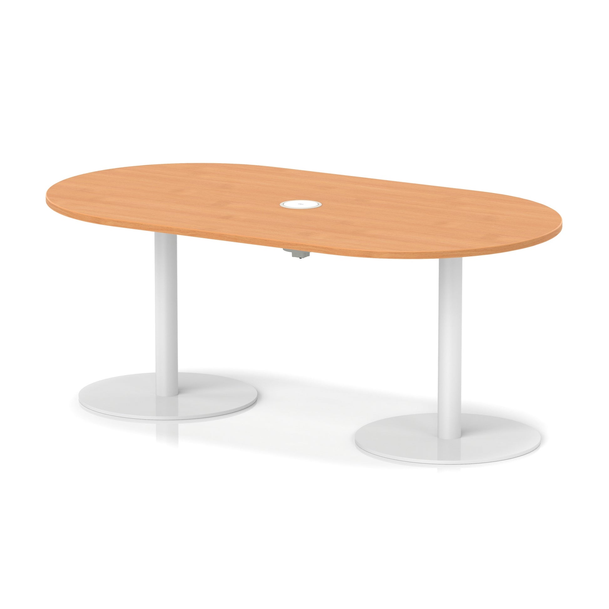 Italia Volta Poseur Boardroom Table With Pop-up Power Module