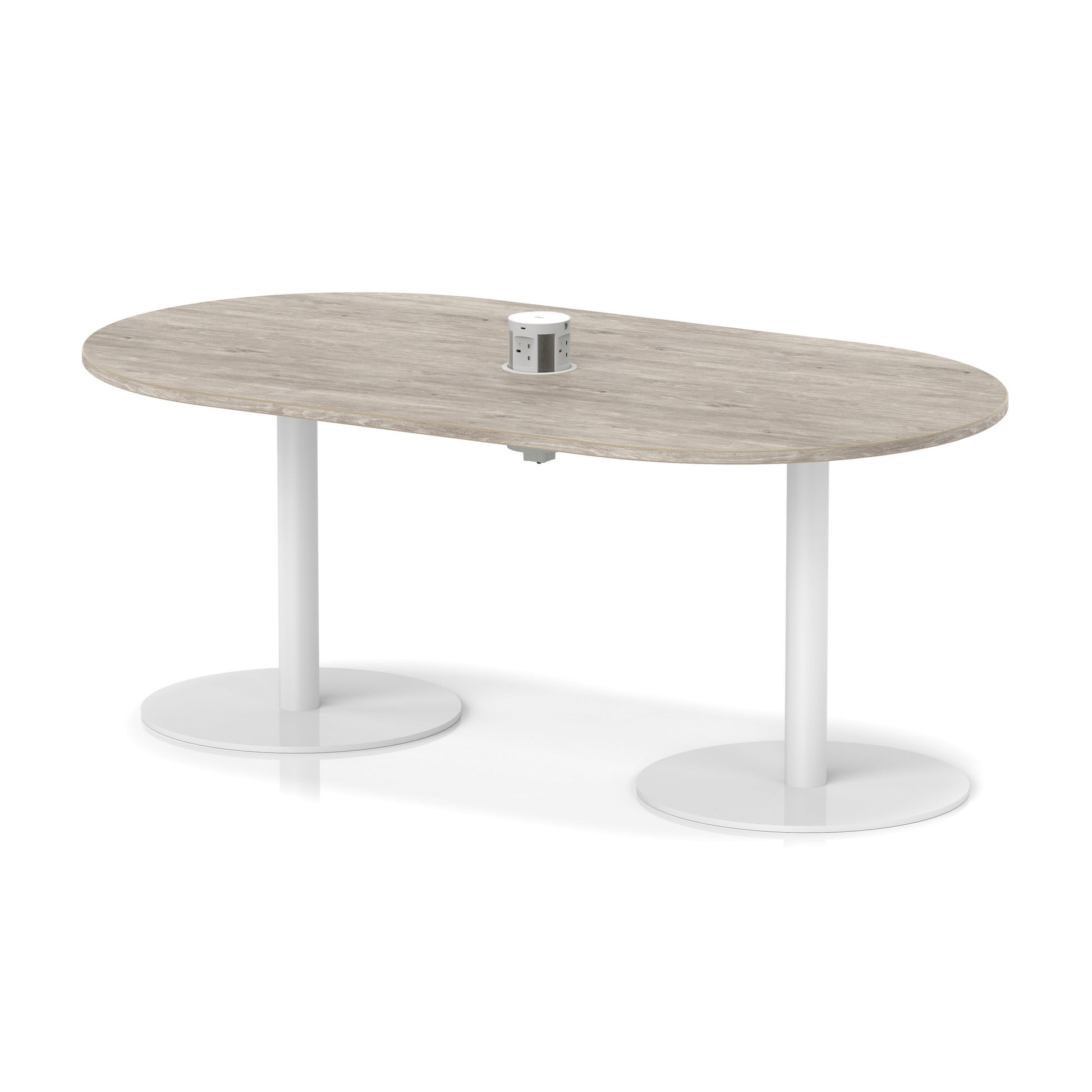 Italia Volta Poseur Boardroom Table With Pop-up Power Module