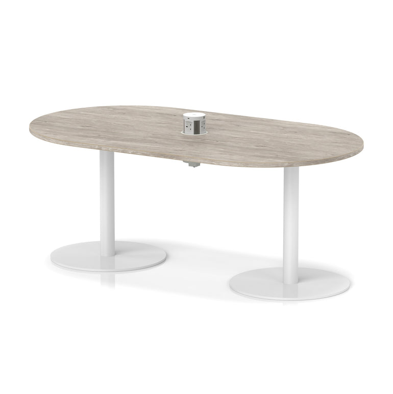 Italia Volta Poseur Boardroom Table With Pop-up Power Module