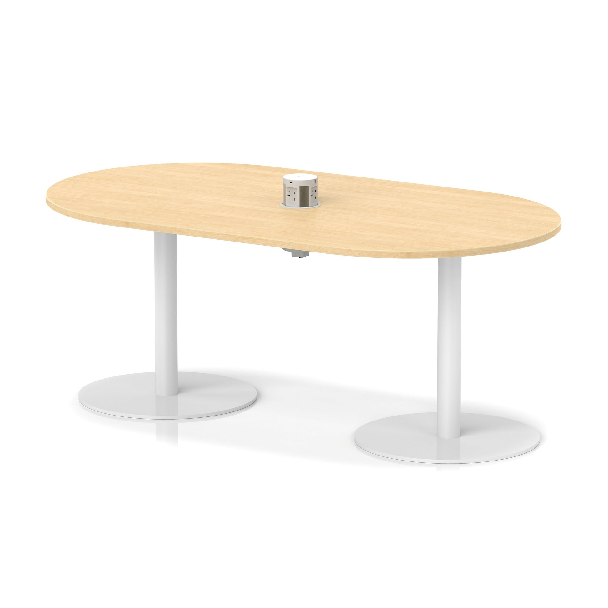 Italia Volta Poseur Boardroom Table With Pop-up Power Module