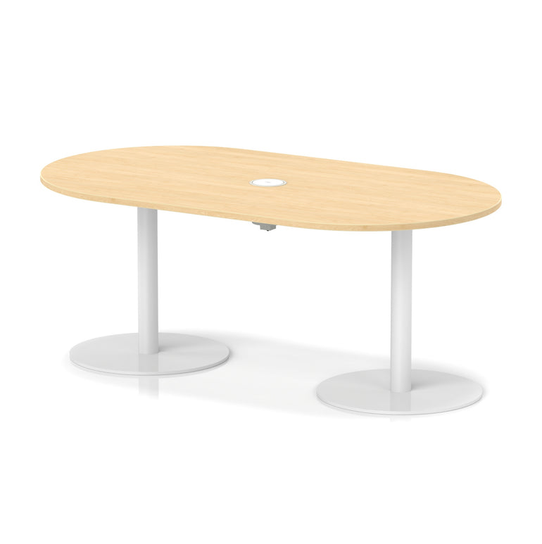 Italia Volta Poseur Boardroom Table With Pop-up Power Module