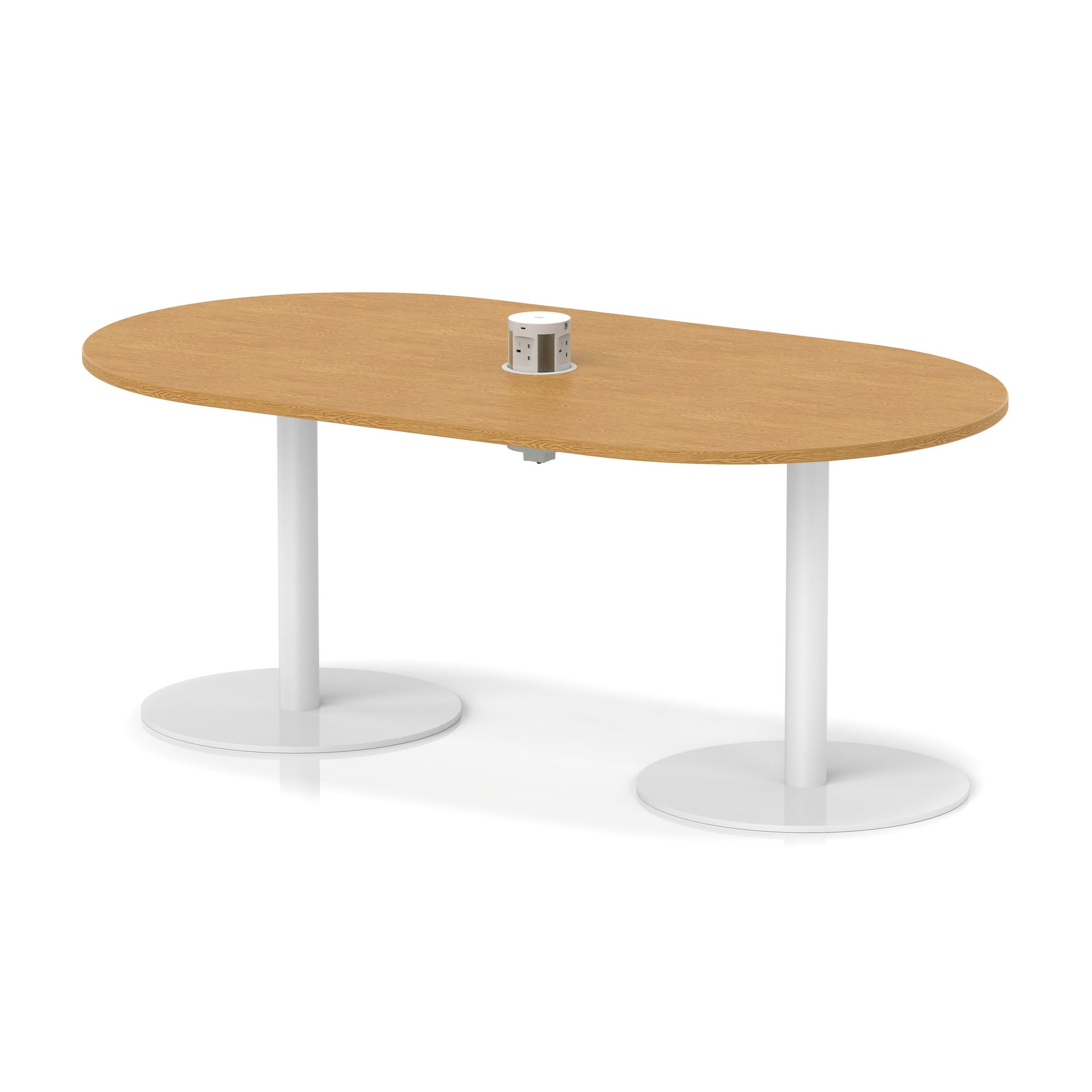 Italia Volta Poseur Boardroom Table With Pop-up Power Module