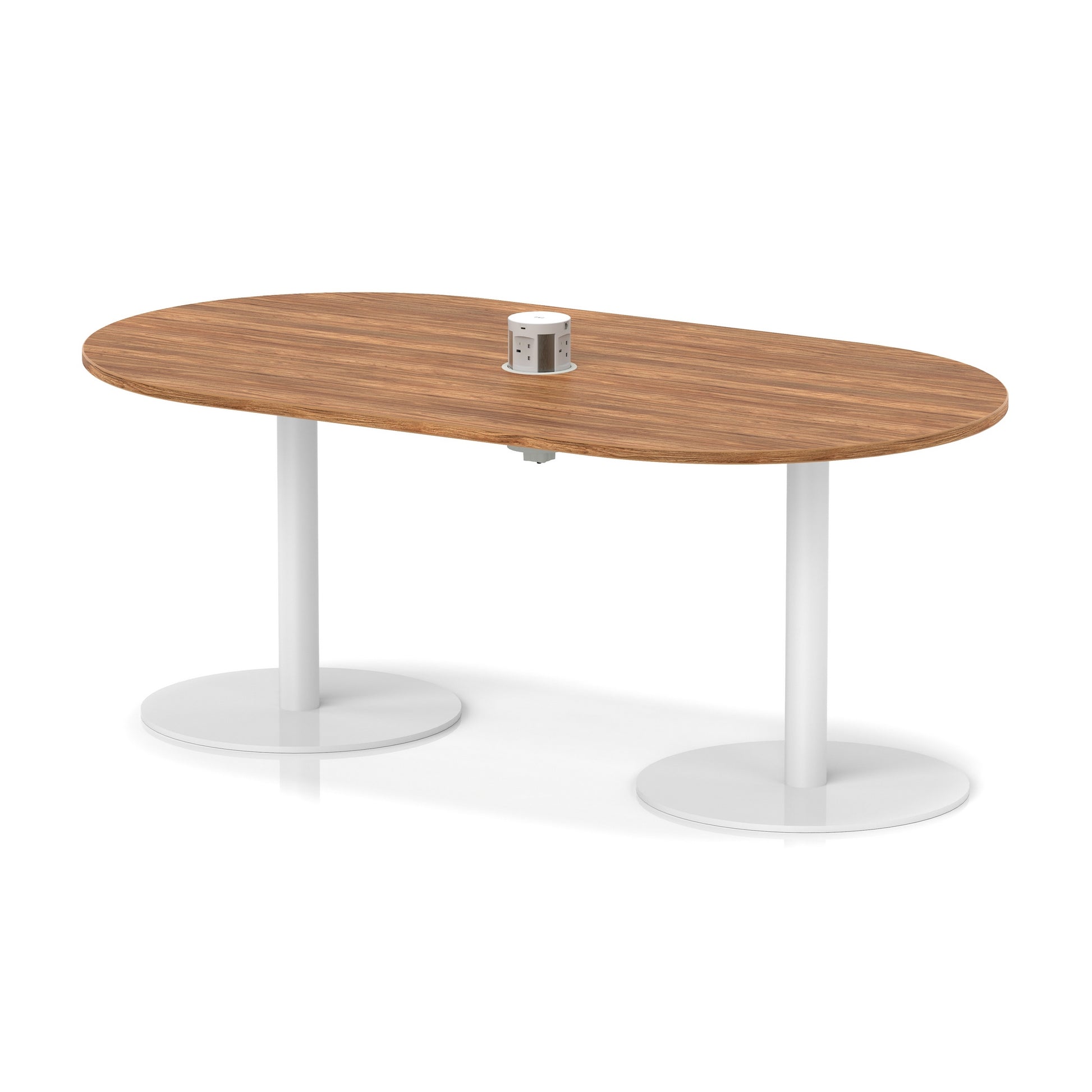 Italia Volta Poseur Boardroom Table With Pop-up Power Module