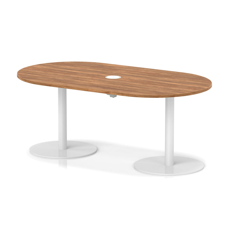 Italia Volta Poseur Boardroom Table With Pop-up Power Module