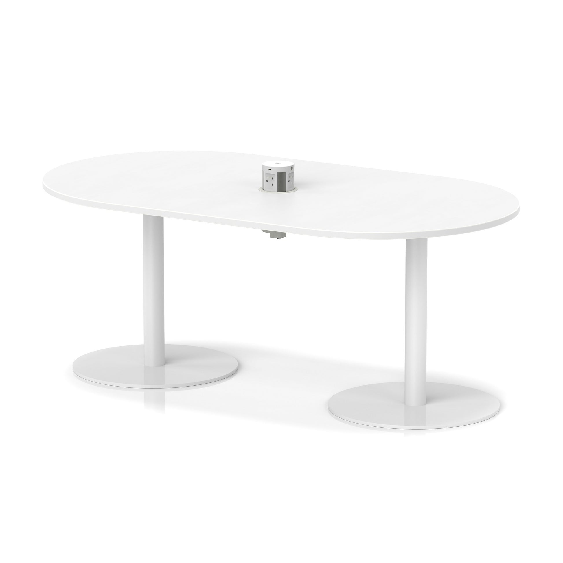 Italia Volta Poseur Boardroom Table With Pop-up Power Module