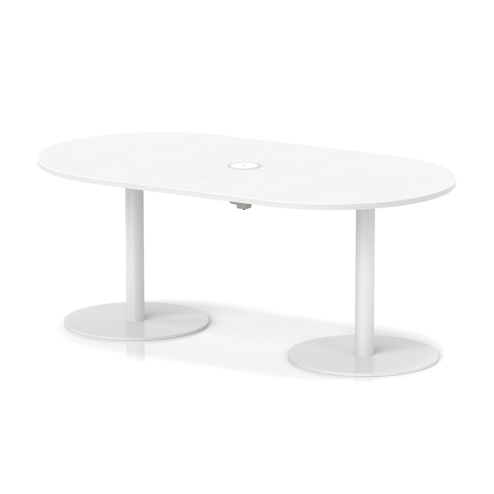 Italia Volta Poseur Boardroom Table With Pop-up Power Module