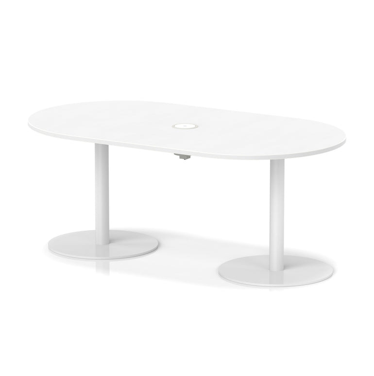 Italia Volta Poseur Boardroom Table With Pop-up Power Module