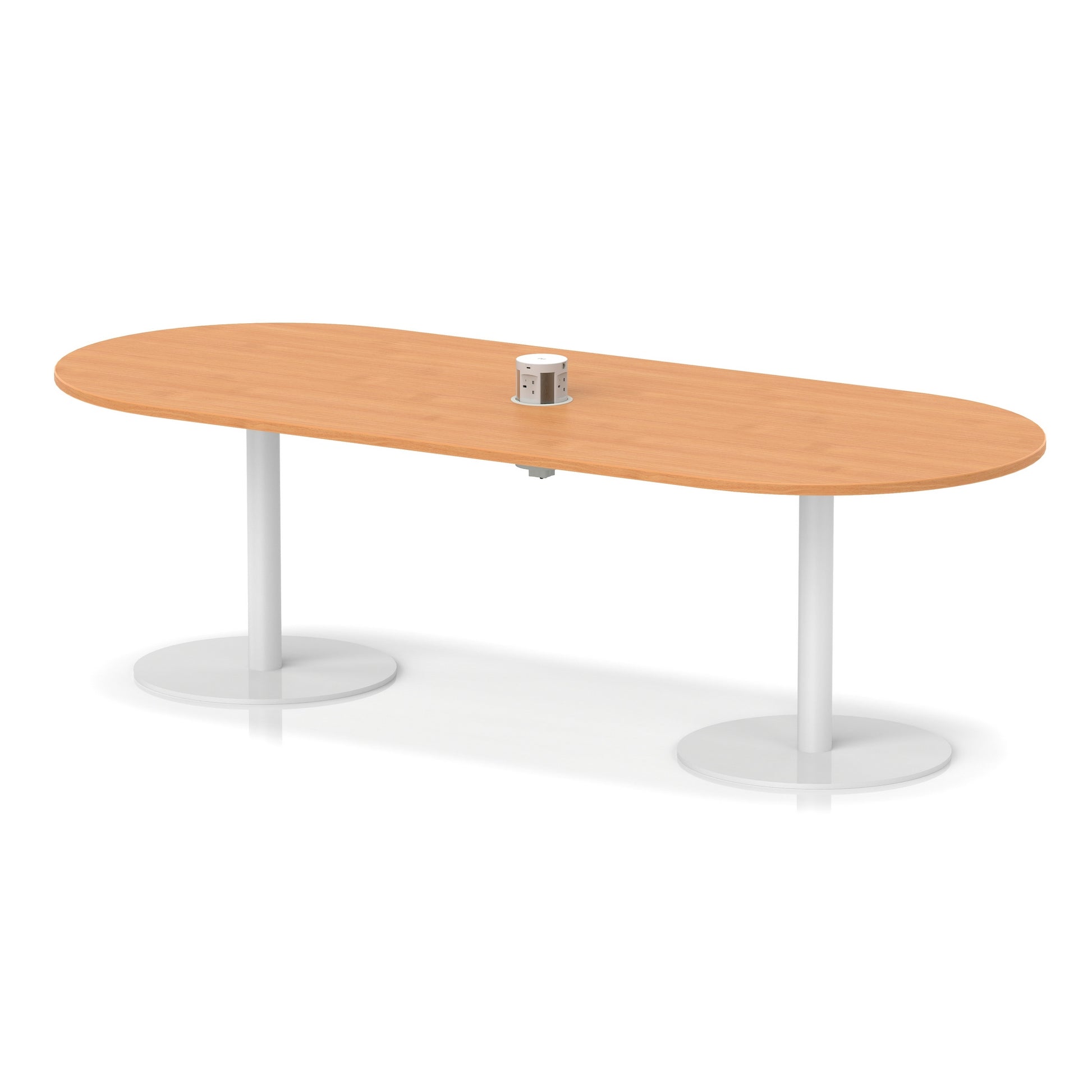Italia Volta Poseur Boardroom Table With Pop-up Power Module