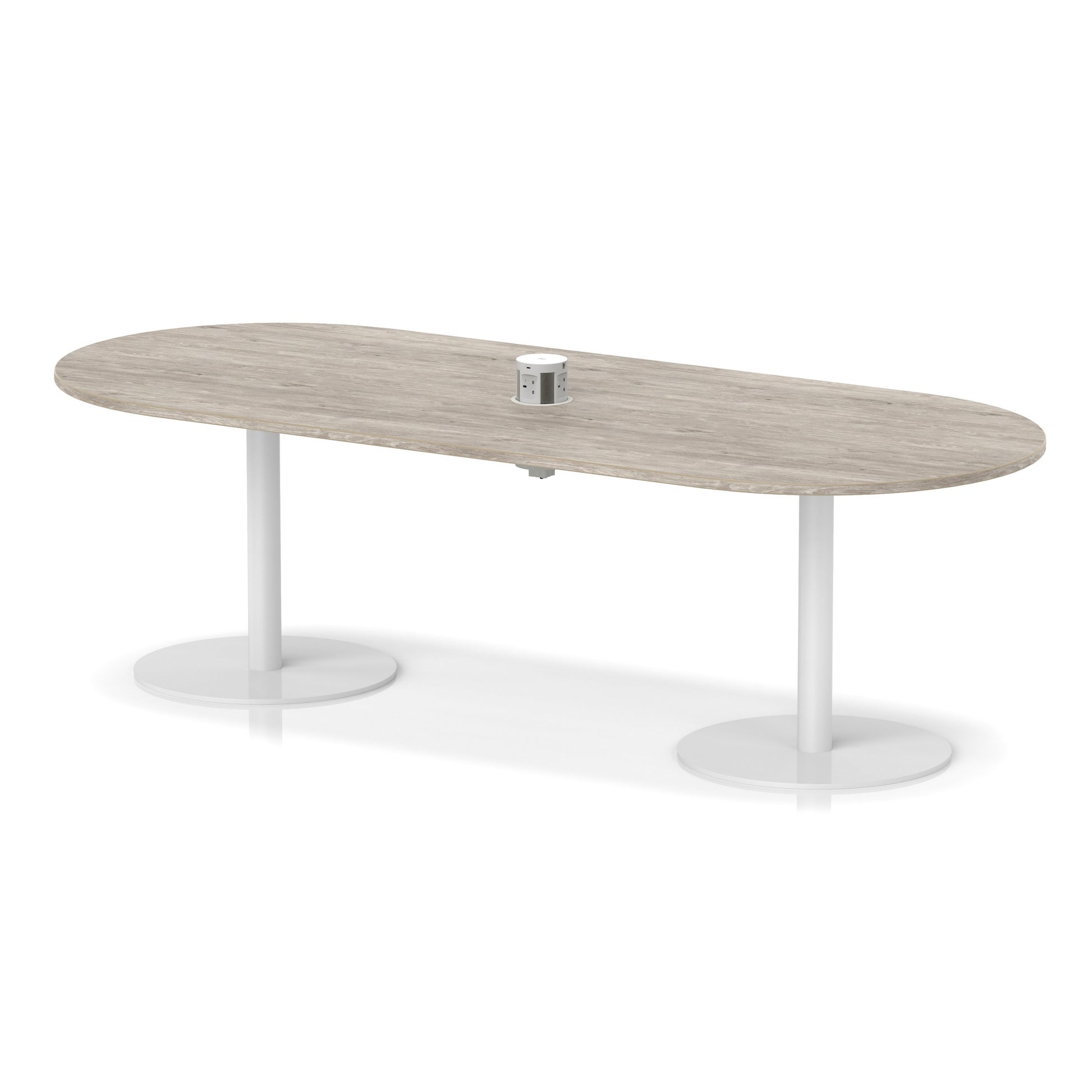 Italia Volta Poseur Boardroom Table With Pop-up Power Module