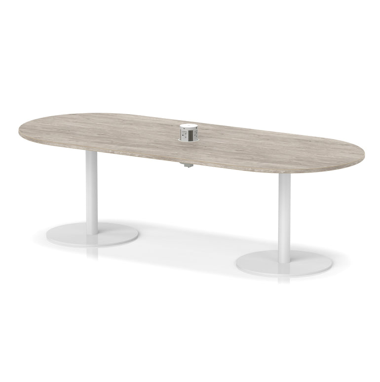 Italia Volta Poseur Boardroom Table With Pop-up Power Module