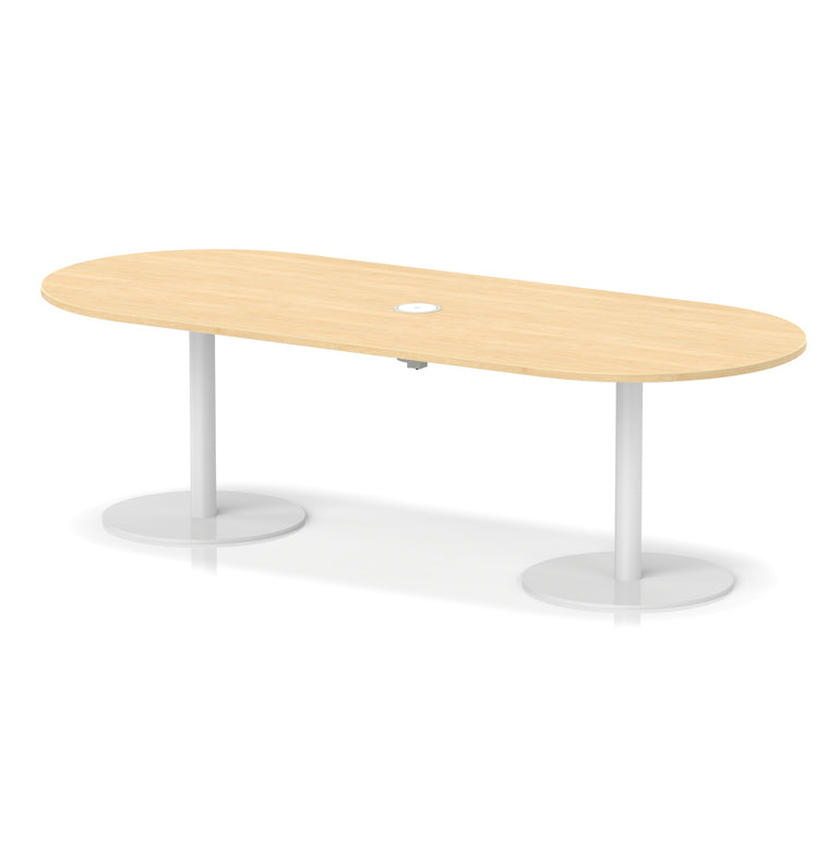 Italia Volta Poseur Boardroom Table With Pop-up Power Module