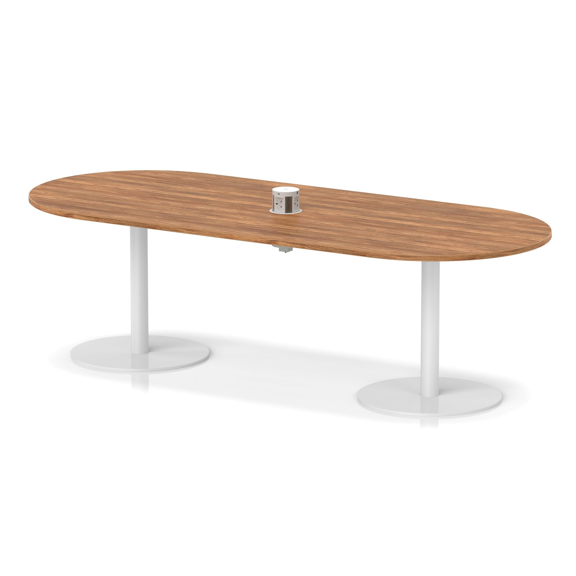 Italia Volta Poseur Boardroom Table With Pop-up Power Module