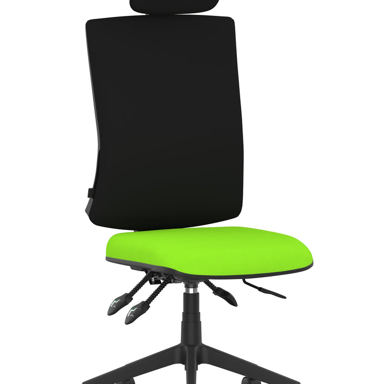 Orlena High Back Ergonomic Task Operator Office Chair with Headrest
