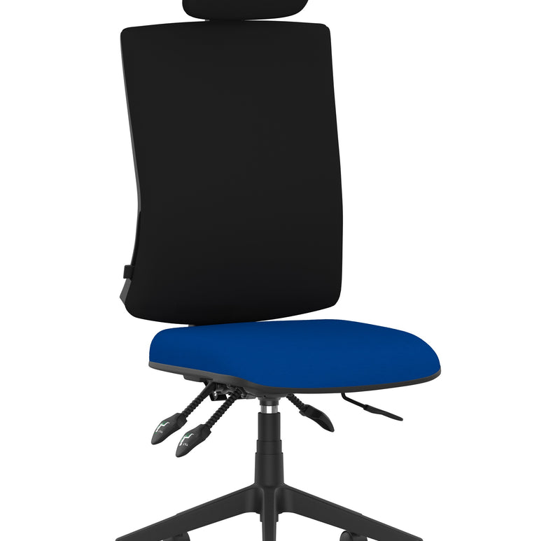 Orlena High Back Ergonomic Task Operator Office Chair with Headrest