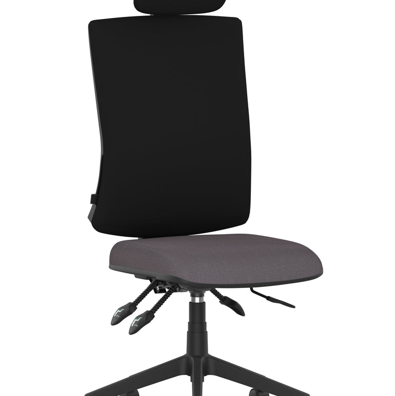Orlena High Back Ergonomic Task Operator Office Chair with Headrest