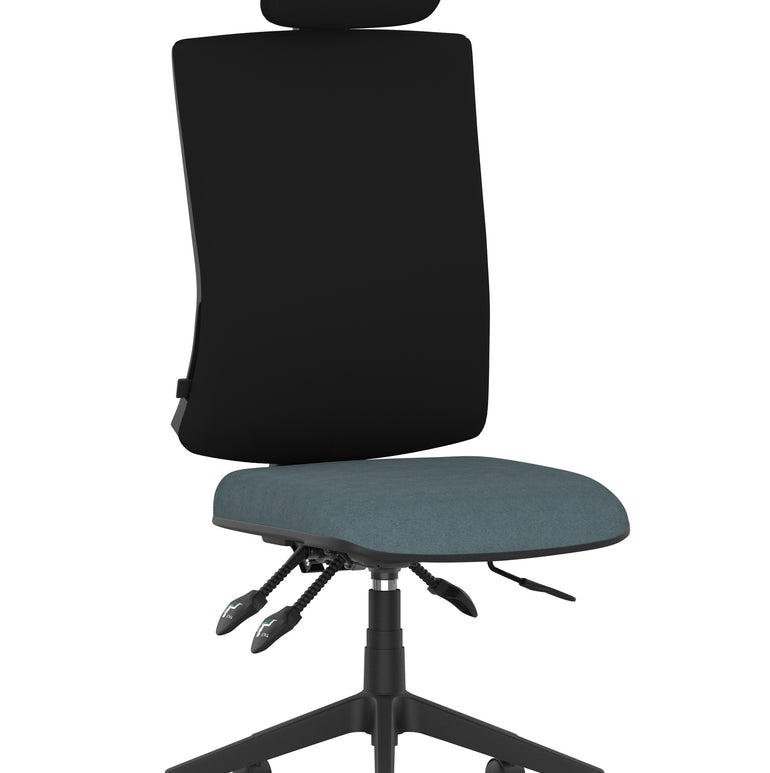 Orlena High Back Ergonomic Task Operator Office Chair with Headrest