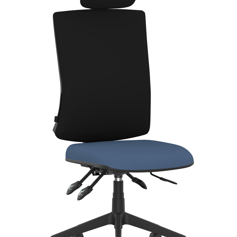 Orlena High Back Ergonomic Task Operator Office Chair with Headrest