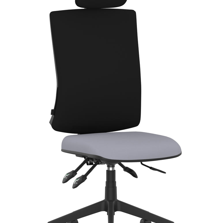 Orlena High Back Ergonomic Task Operator Office Chair with Headrest
