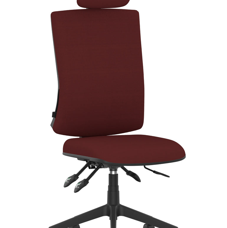 Orlena High Back Ergonomic Task Operator Office Chair with Headrest
