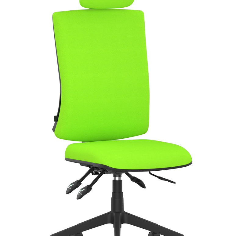 Orlena High Back Ergonomic Task Operator Office Chair with Headrest